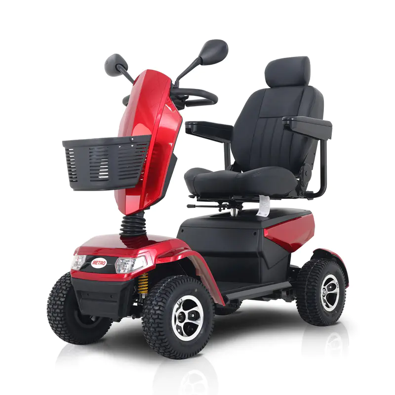 S70 Ukuran besar dengan kuat 1000W 4 Roda Skuter Mobilitas Listrik untuk Perjalanan Orang Tua